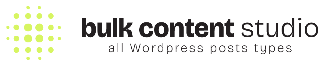 Bulk Content Studio